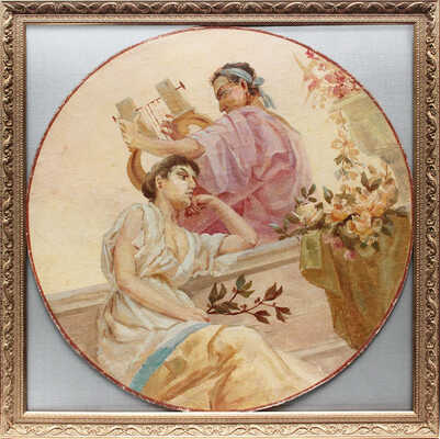 Неизвестный художник. Античный арфист